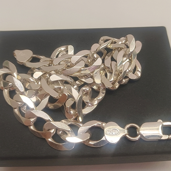 Other - 925 Silver Curb Link Chain (Handmade)